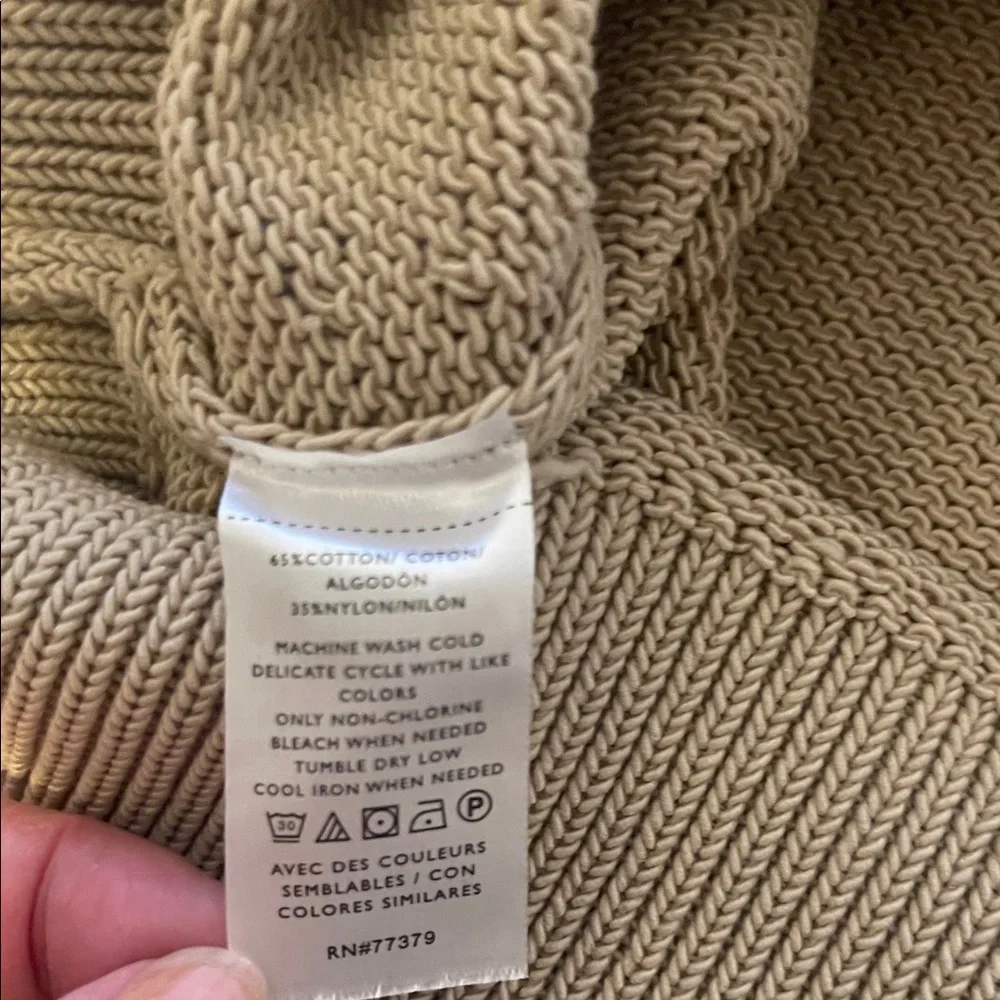 Anne Taylor Weekend Beige Sweater - Picture 4 of 6